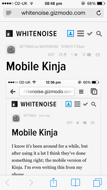Illustration for article titled Re: Mobile Kinja